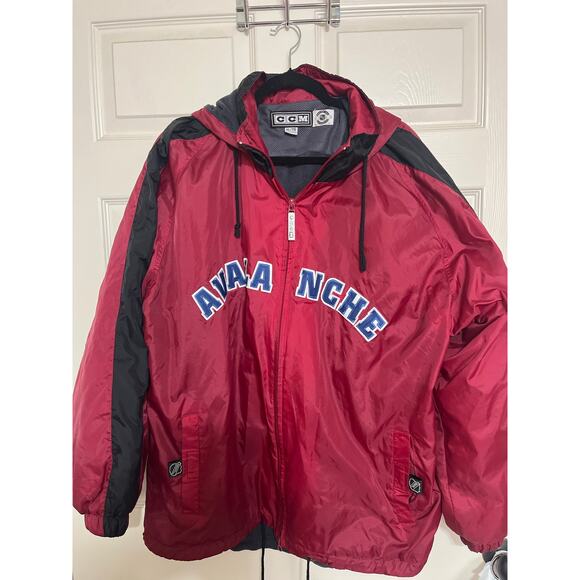 CCM Avalanche Center Ice Authentic Men’s Coat XLVintage Hockey Jacket